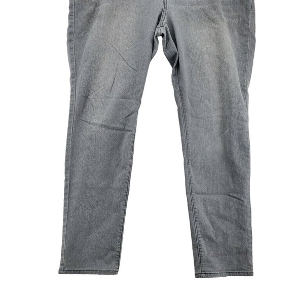 Old Navy Jeans Women's Tapered Leg Super Skinny Fit Denim Stretch Gray 16 - Picture 3 of 9